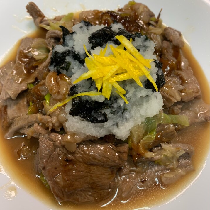 ちょっと和風の焼肉 ワインのおつまみに!